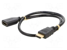 Cable | HDMI socket,HDMI plug | HDMI 2.0,High Speed + Ethernet