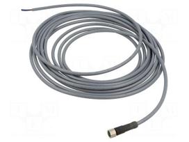 Cable: for sensors/automation | PIN: 3 | M8 female | straight | 5m
