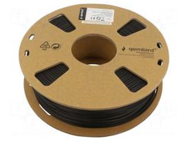 Filament: PLA-MATT | 1.75mm | black | 190÷220°C | 1kg