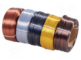 Filament: multipack | 1.75mm | 2.5kg | Kit: 500g x5,PLA Pastel | 5pcs.