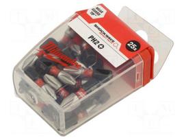 Screwdriver bit | Phillips | PH2 | Kind: impact | Overall len: 25mm