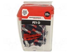 Screwdriver bit | Pozidriv® | PZ1 | Kind: impact | Overall len: 25mm