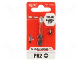 Screwdriver bit | Phillips | PH2 | Kind: impact | Overall len: 50mm