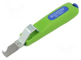 Stripping tool | Øcable: 4÷28mm | Wire: round | Tool length: 185mm