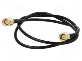 Cable | 0.5m | RP-SMA male,SMA male | black | straight | 50Ω
