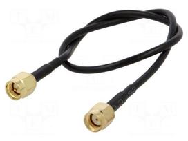 Cable | 0.3m | RP-SMA male,SMA male | black | straight | 50Ω
