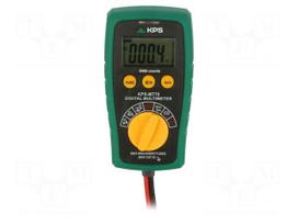 Digital multimeter | LCD | (6000) | VDC: 600mV,6V,60V,600V | True RMS