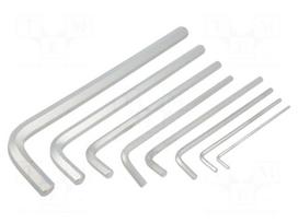 Wrench: hex key-set | long | 8pcs.