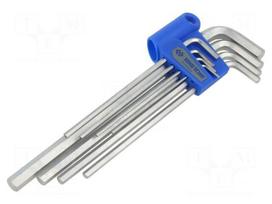 Wrench: hex key-set | long | 8pcs.