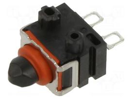 Microswitch SNAP ACTION | 0.1A/12VDC | SPST-NC | Rcont max: 500mΩ
