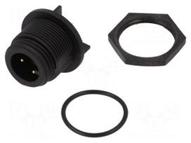 Connector: circular | socket | male | PIN: 3 | 250V | Buccaneer 400 | IP68