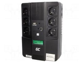 Power supply: UPS | 480W | 800VA | 207÷253V | 270x190x92mm | 9Ah | 2÷10ms