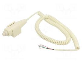 Switch: push-button | Pos: 3 | SPDT | 2A/30VDC | OFF-(ON)-(ON) | IP00