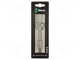 Tools set: adapter | Holder: hexagonal | 1/2",1/4",3/8" | 3pcs.