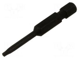 Screwdriver bit | Torx® | TX09 | 1/4" | Overall len: 50mm