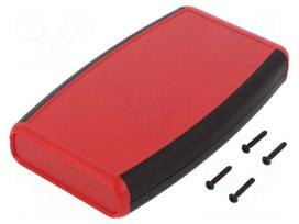 Enclosure: multipurpose | X: 89mm | Y: 147mm | Z: 25mm | 1553 | ABS | red
