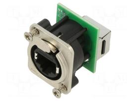 Connector: RJ45 | socket | data transfer | XLRnet | PIN: 8 | Cat 5e | 8p8c