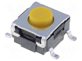 Microswitch TACT | SPST-NO | Pos: 2 | 0.05A/24VDC | SMT | none | 2.26N