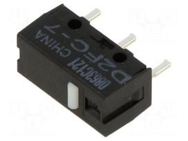 Microswitch SNAP ACTION | 0.001A/6VDC | without lever | SPST-NO