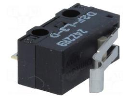 Microswitch SNAP ACTION | 3A/125VAC | 2A/30VDC | SPDT | ON-(ON) | D2F