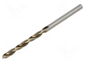 Drill bit | for metal | Ø: 3.5mm | high speed steel | 2pcs | blister