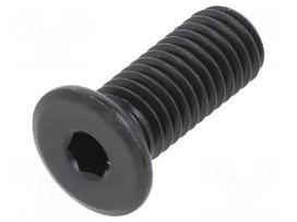 Screw | M8x20 | 1.25 | Head: cheese head | hex key | HEX 4mm | steel