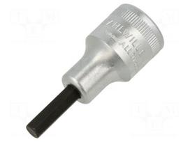 Socket: hex key-bit | HEX 6mm | 1/2" | Socket bit length: 60mm | INHEX