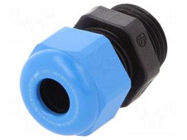 Cable gland | NPT1/2" | IP68 | polyamide | black-blue