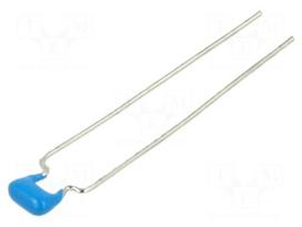 Capacitor: ceramic | 1uF | 50V | X7R | ±10% | THT | 5mm | 5.5x4x3.15mm