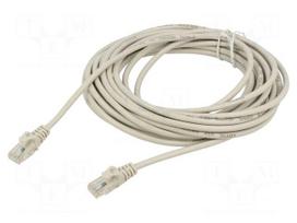 Patch cord | U/UTP | Cat 5e | RJ45 plug,both sides | CCA | 7.5m | grey