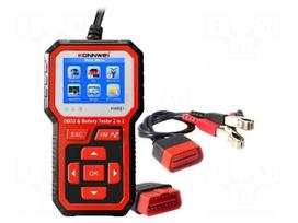 Tester: rechargeable batteries | Display: LCD | 6/12V | 220Ah