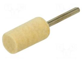 Grinding pin | for polishing metals | felt | plunger | Granularity: 3