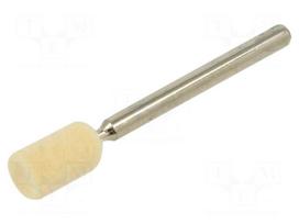 Grinding pin | for polishing metals | felt | plunger | Granularity: 3