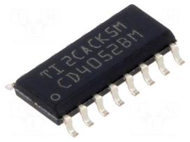 IC: digital | demultiplexer,multiplexer | Ch: 4 | IN: 8 | CMOS | SMD