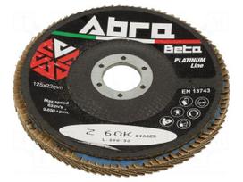 Flap grinding wheels | Ø: 125mm | Granularity: 60 | 22.23mm