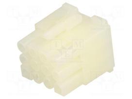 Connector: wire-wire/PCB | plug | female | PIN: 12 | for cable | 6.7mm