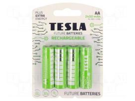 Re-battery: Ni-MH | AA | 1.2V | 2400mAh | blister | 4pcs.