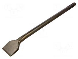 Chisel | L: 400mm | SDS-MAX | Tipwidth: 50mm | curved