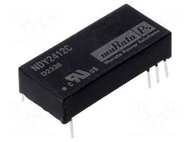 Converter: DC/DC | 3W | Uin: 18÷36VDC | Uout: 12VDC | Iout: 154mA | DIP