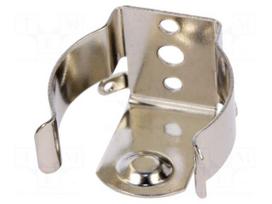 Holder | C,R14 | Batt.no: 1 | on panel,rivet,screw | solder lugs