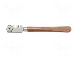 Knife | glass | 130mm | Handle material: wood