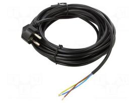 Cable | 3x0.75mm2 | CEE 7/7 (E/F) plug angled,cables | PVC | 10m