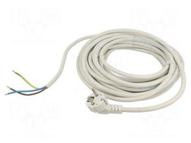 Cable | 3x1.5mm2 | CEE 7/7 (E/F) plug angled,cables | PVC | 10m | 16A
