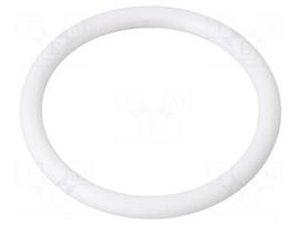 O-ring gasket | silicone | Thk: 4mm | Øint: 38mm | white | -60÷160°C