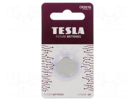 Battery: lithium | CR2016,coin | 3V | non-rechargeable | Ø20x1.6mm