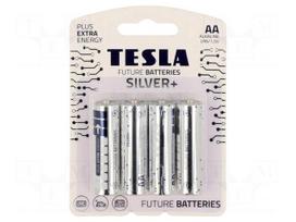 Battery: alkaline | AA | 1.5V | non-rechargeable | Ø14.5x50.5mm | 4pcs.