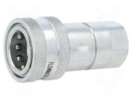 Quick connection coupling | max.300bar | G 3/8" | double-sided