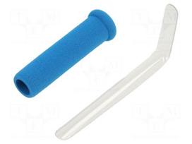 Holder | for  soldering iron | 4pcs | ESD | Ø: 15.8mm | L: 62mm | blue