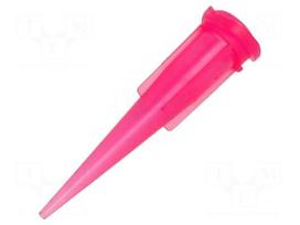 Needle: plastic | 1.25" | Size: 20 | straight | UV block | polypropylene