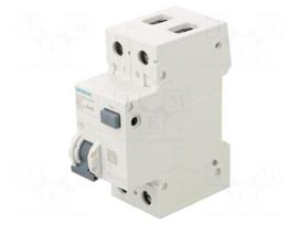 RCBO breaker | Inom: 10A | Ires: 30mA | Poles: 1+N | 230/400VAC | IP20